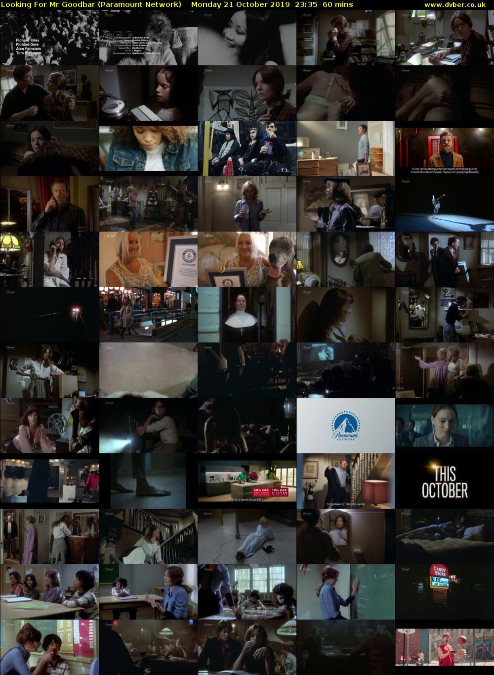 Looking For Mr Goodbar (Paramount Network) Monday 21 October 2019 23:35 - 00:35