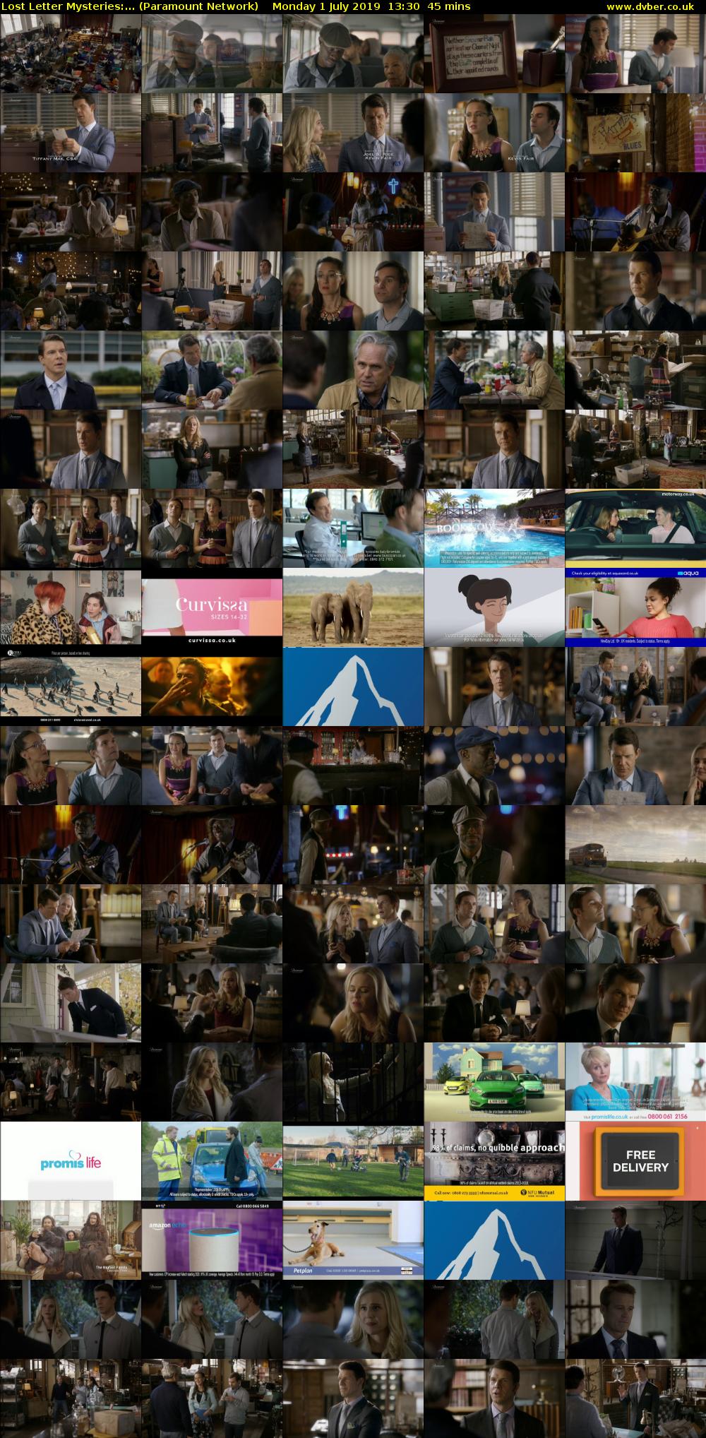 Lost Letter Mysteries:... (Paramount Network) Monday 1 July 2019 13:30 - 14:15