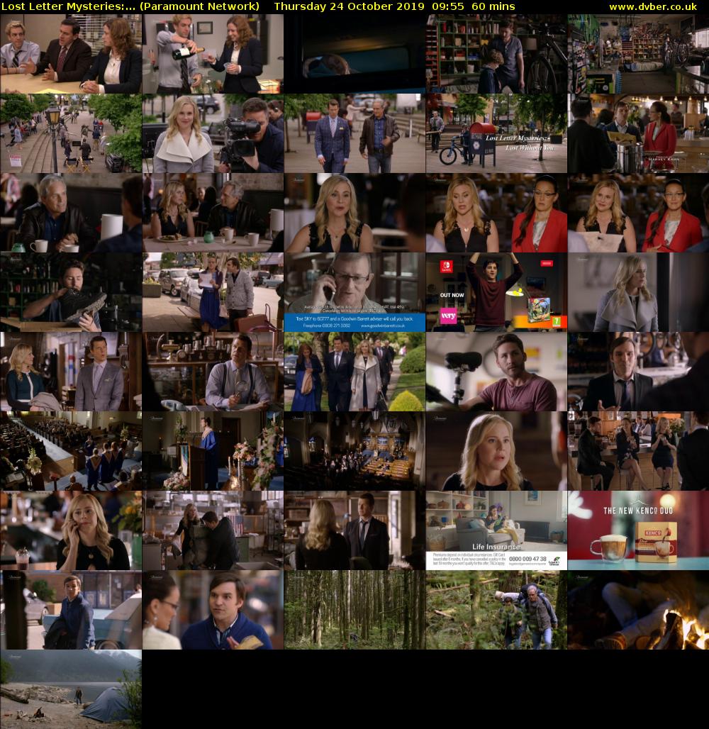 Lost Letter Mysteries:... (Paramount Network) Thursday 24 October 2019 09:55 - 10:55
