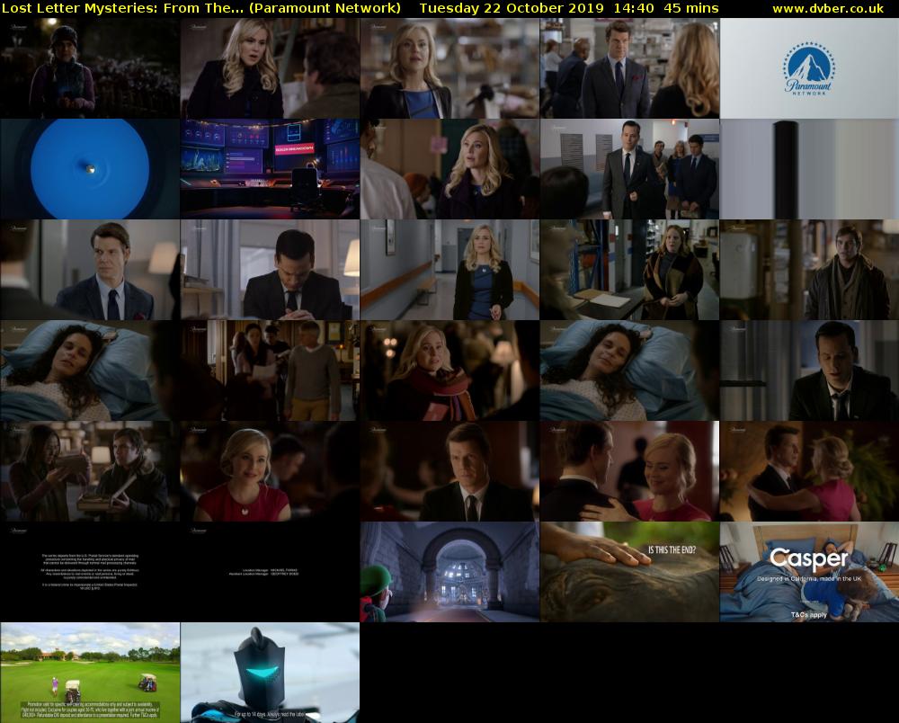 Lost Letter Mysteries: From The... (Paramount Network) Tuesday 22 October 2019 14:40 - 15:25