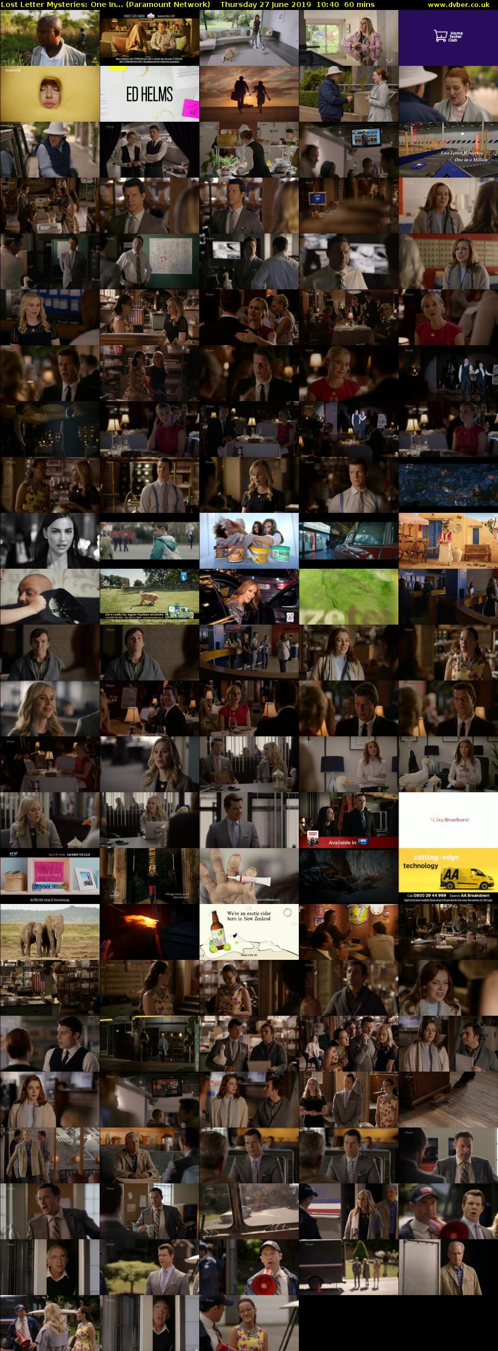 Lost Letter Mysteries: One In... (Paramount Network) Thursday 27 June 2019 10:40 - 11:40