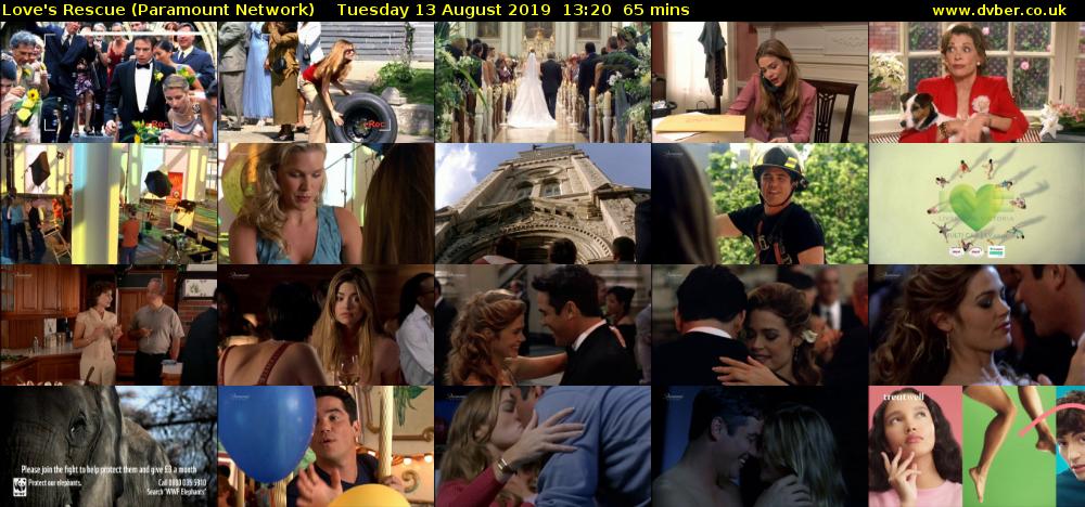 Love's Rescue (Paramount Network) Tuesday 13 August 2019 13:20 - 14:25