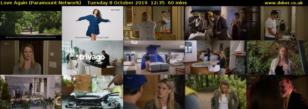 Love Again (Paramount Network) Tuesday 8 October 2019 12:35 - 13:35