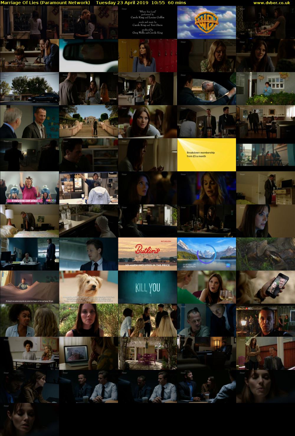 Marriage Of Lies (Paramount Network) Tuesday 23 April 2019 10:55 - 11:55