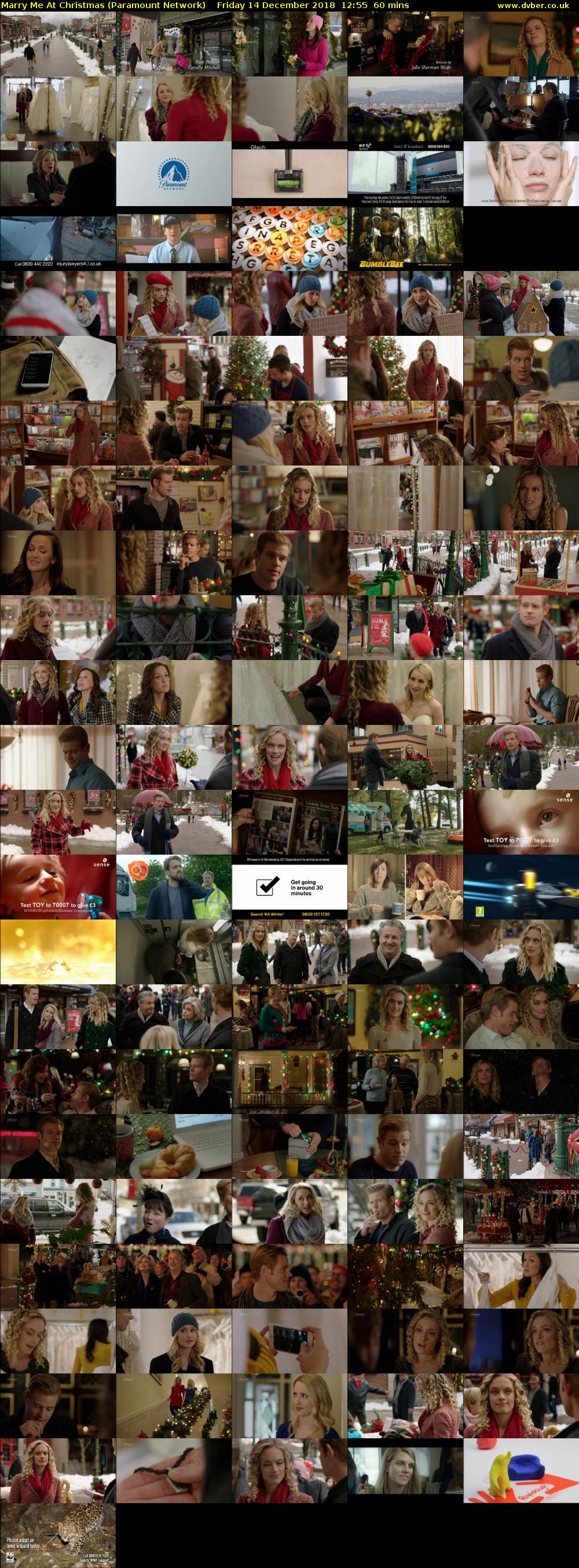Marry Me At Christmas (Paramount Network) Friday 14 December 2018 12:55 - 13:55
