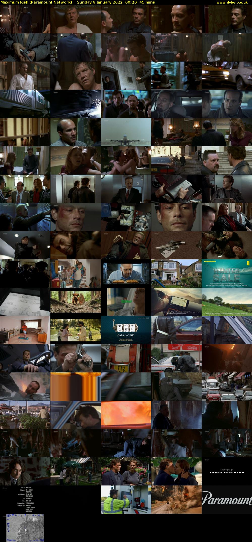 Maximum Risk (Paramount Network) Sunday 9 January 2022 00:20 - 01:05
