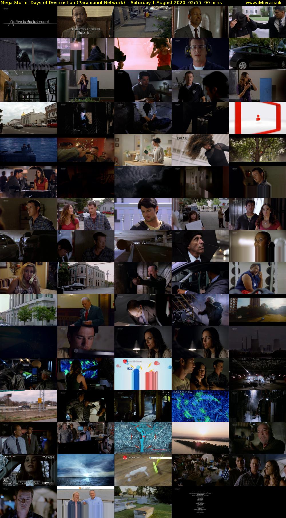 Mega Storm: Days of Destruction (Paramount Network) Saturday 1 August 2020 02:55 - 04:25