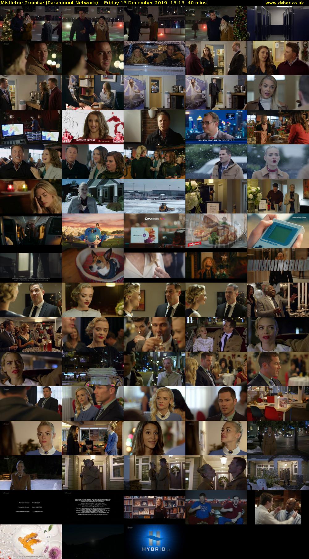 Mistletoe Promise (Paramount Network) Friday 13 December 2019 13:15 - 13:55