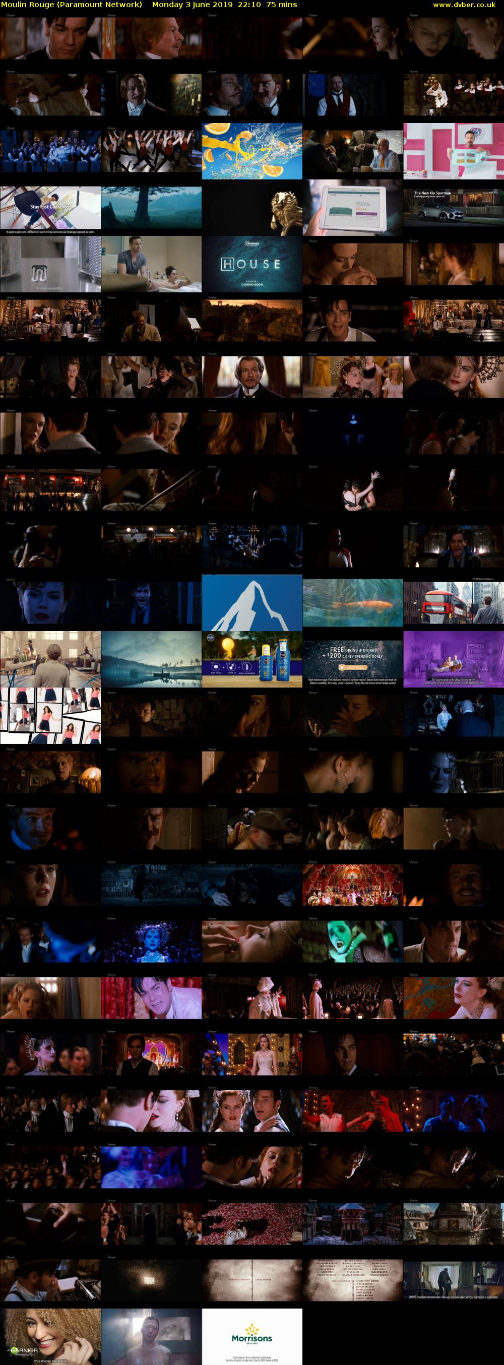 Moulin Rouge (Paramount Network) Monday 3 June 2019 22:10 - 23:25