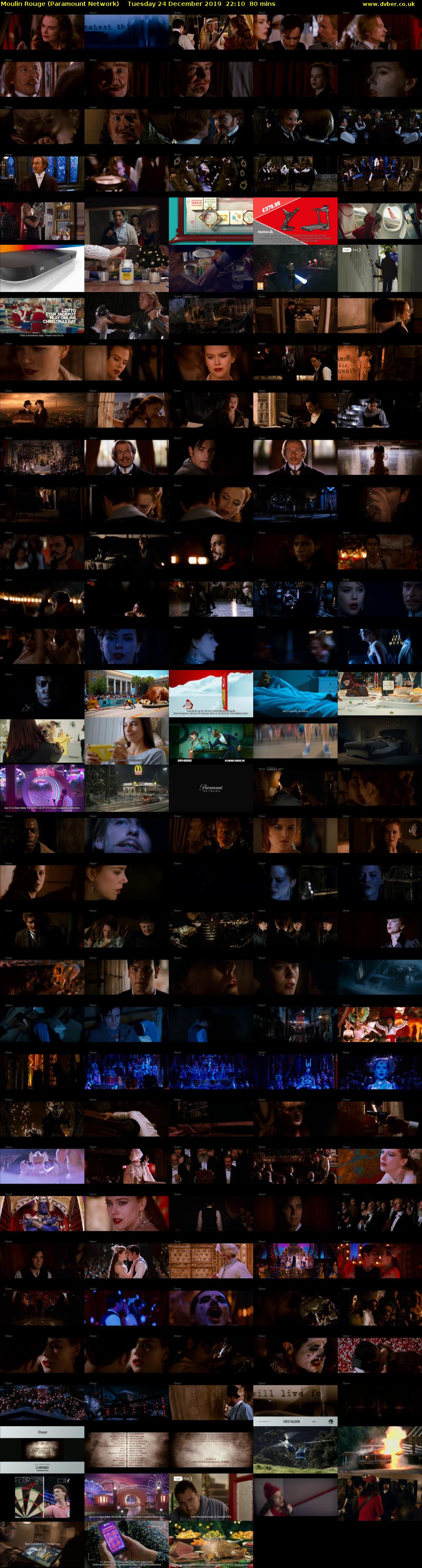 Moulin Rouge (Paramount Network) Tuesday 24 December 2019 22:10 - 23:30