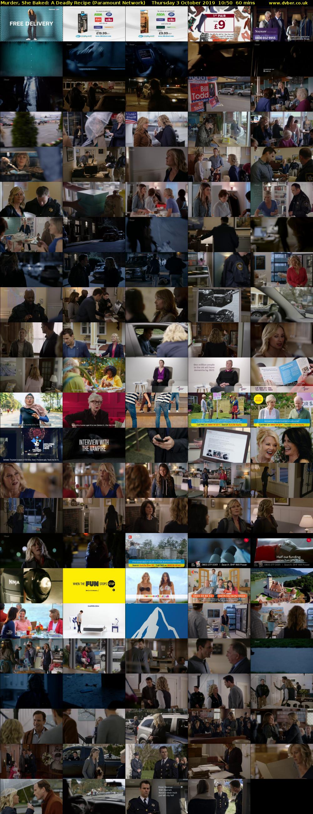Murder, She Baked: A Deadly Recipe (Paramount Network) Thursday 3 October 2019 10:50 - 11:50