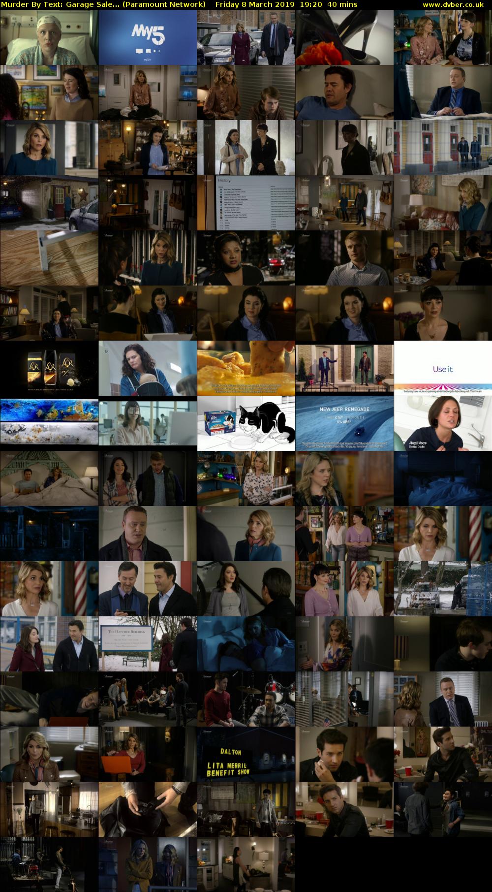 Murder By Text: Garage Sale... (Paramount Network) Friday 8 March 2019 19:20 - 20:00