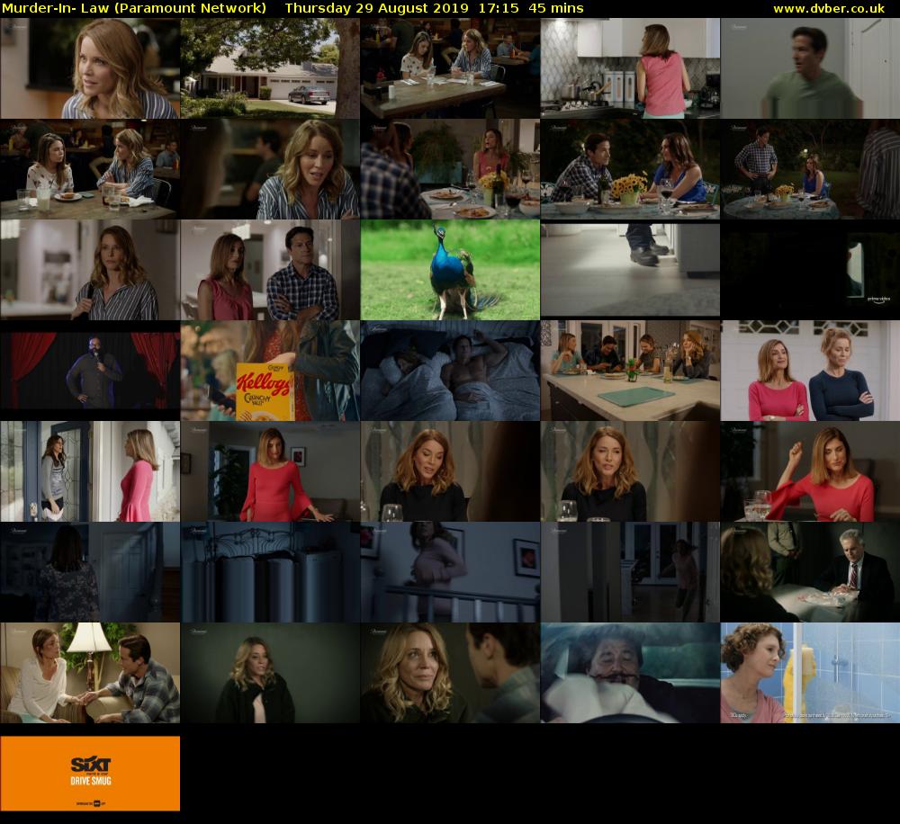 Murder-In- Law (Paramount Network) Thursday 29 August 2019 17:15 - 18:00