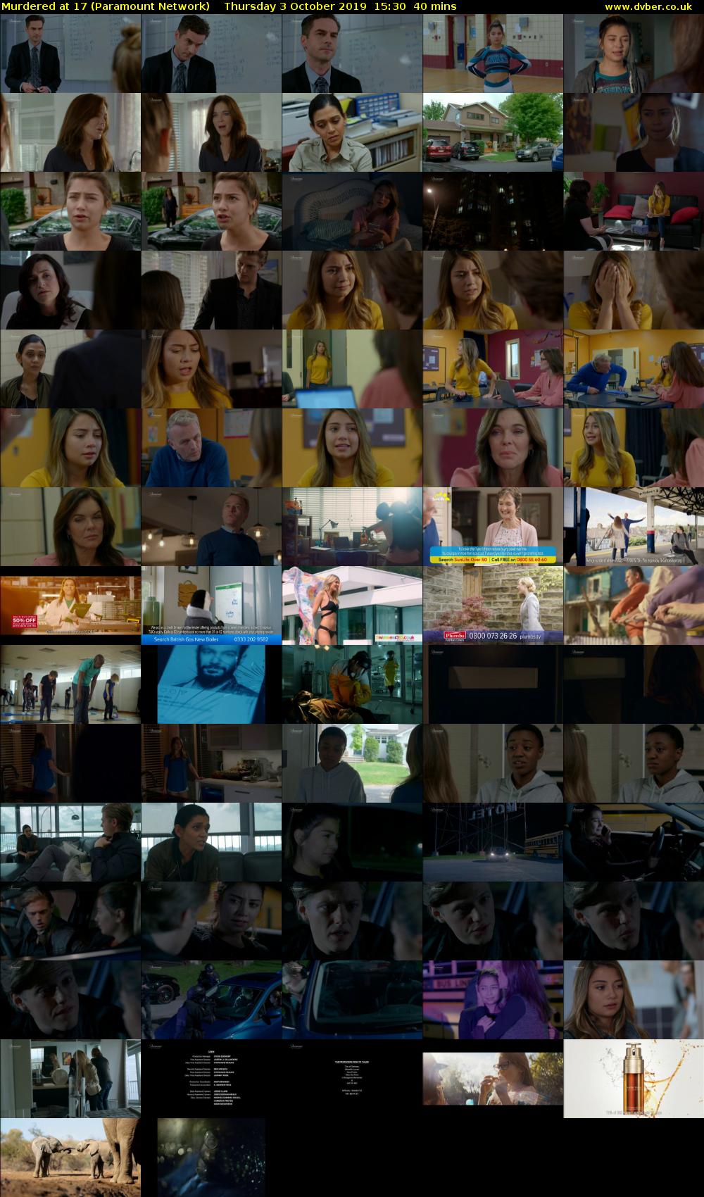 Murdered at 17 (Paramount Network) Thursday 3 October 2019 15:30 - 16:10