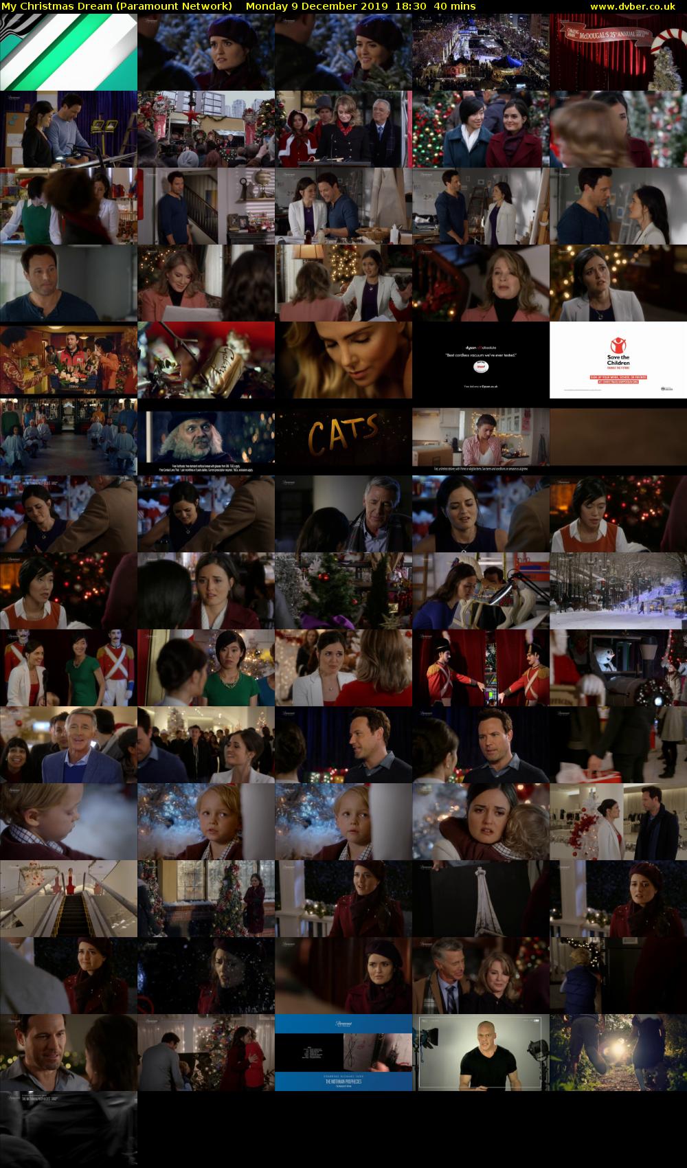 My Christmas Dream (Paramount Network) Monday 9 December 2019 18:30 - 19:10