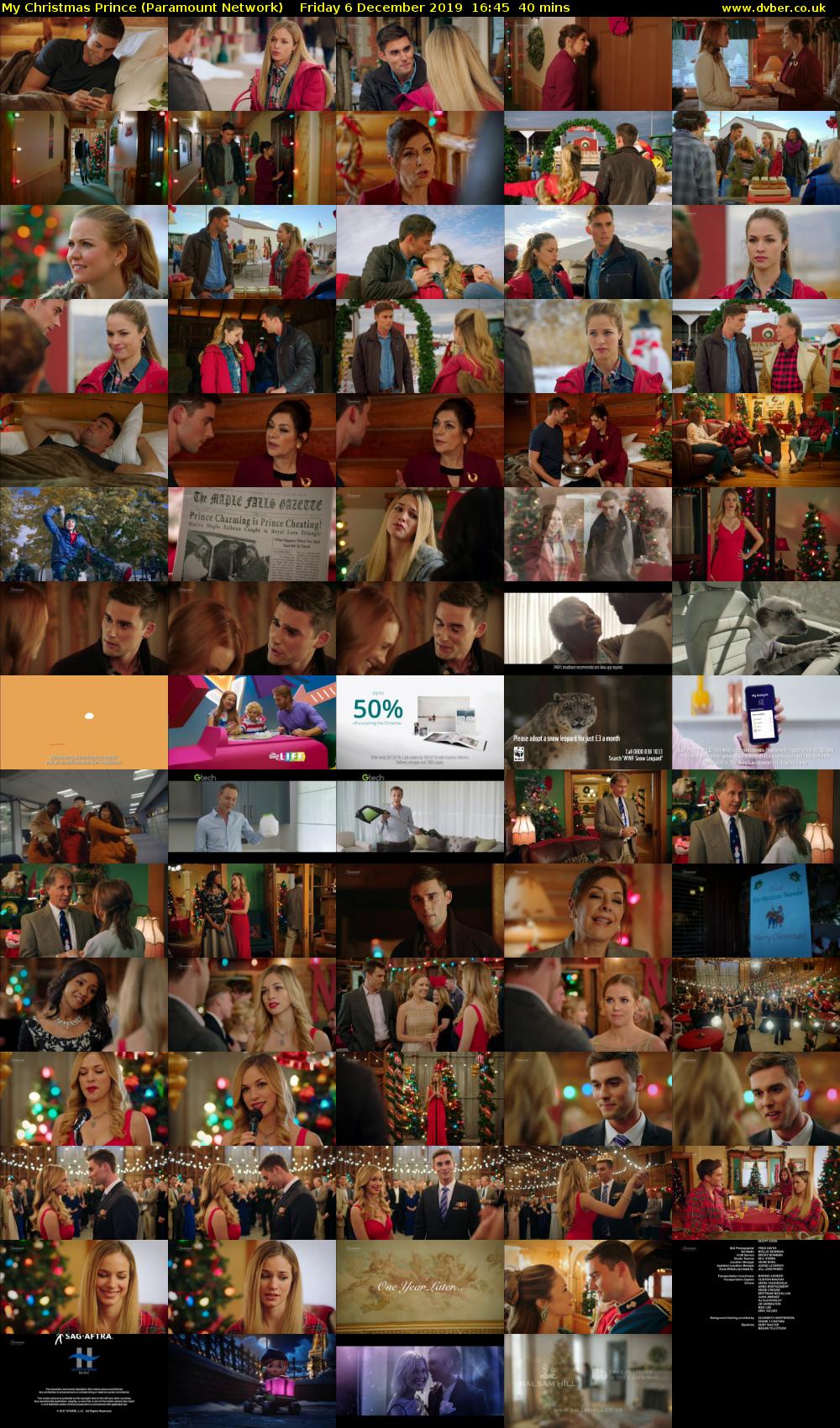 My Christmas Prince (Paramount Network) Friday 6 December 2019 16:45 - 17:25