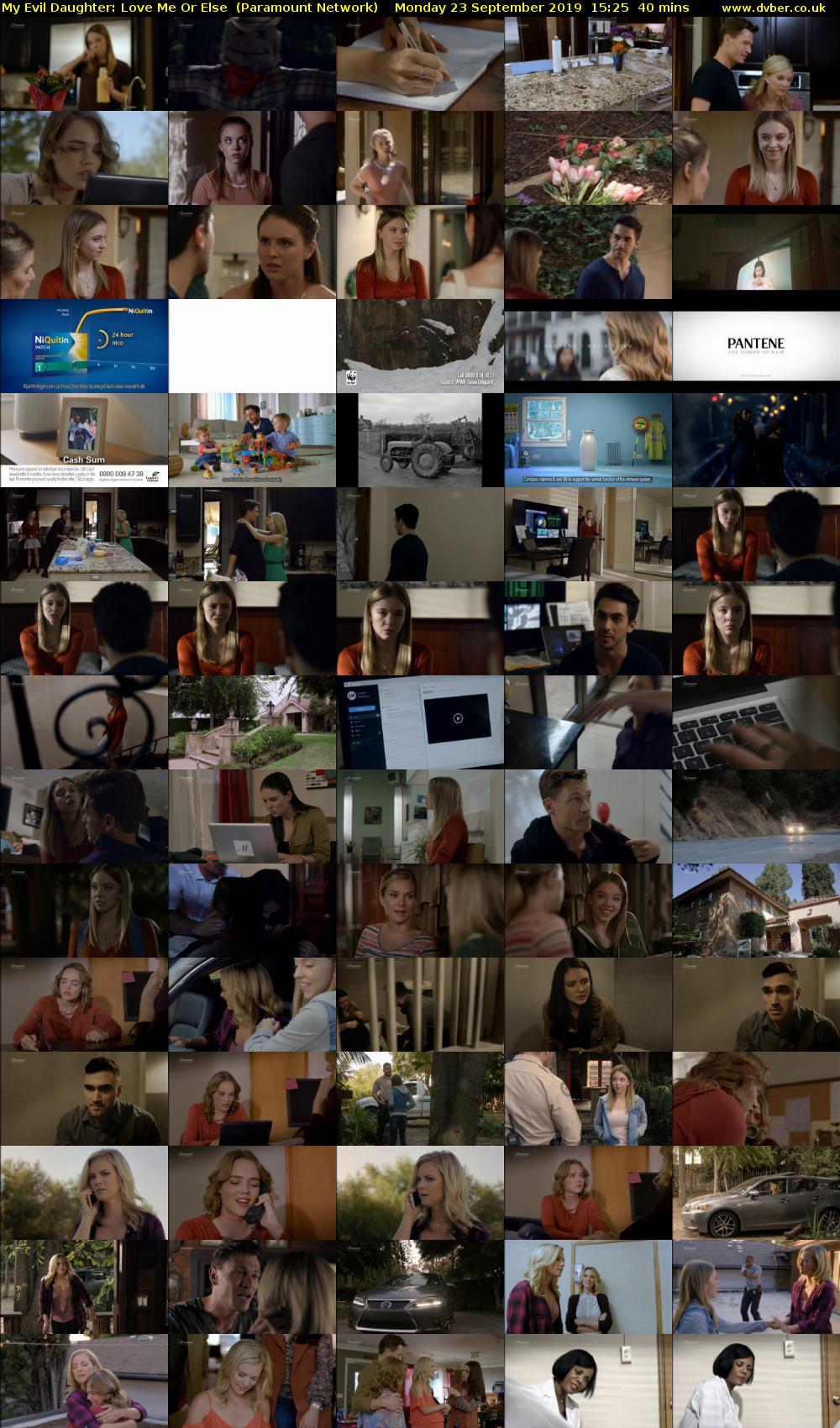 My Evil Daughter: Love Me Or Else  (Paramount Network) Monday 23 September 2019 15:25 - 16:05