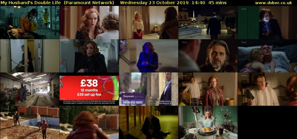 My Husband's Double Life  (Paramount Network) Wednesday 23 October 2019 14:40 - 15:25