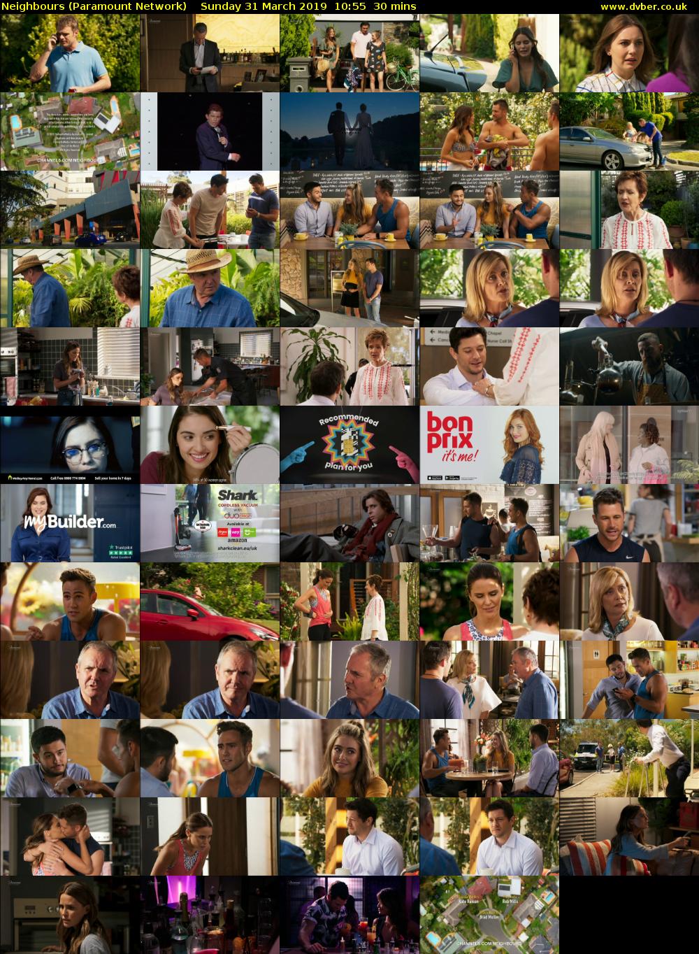 Neighbours (Paramount Network) Sunday 31 March 2019 10:55 - 11:25