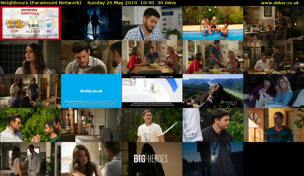 Neighbours (Paramount Network) Sunday 26 May 2019 10:40 - 11:10