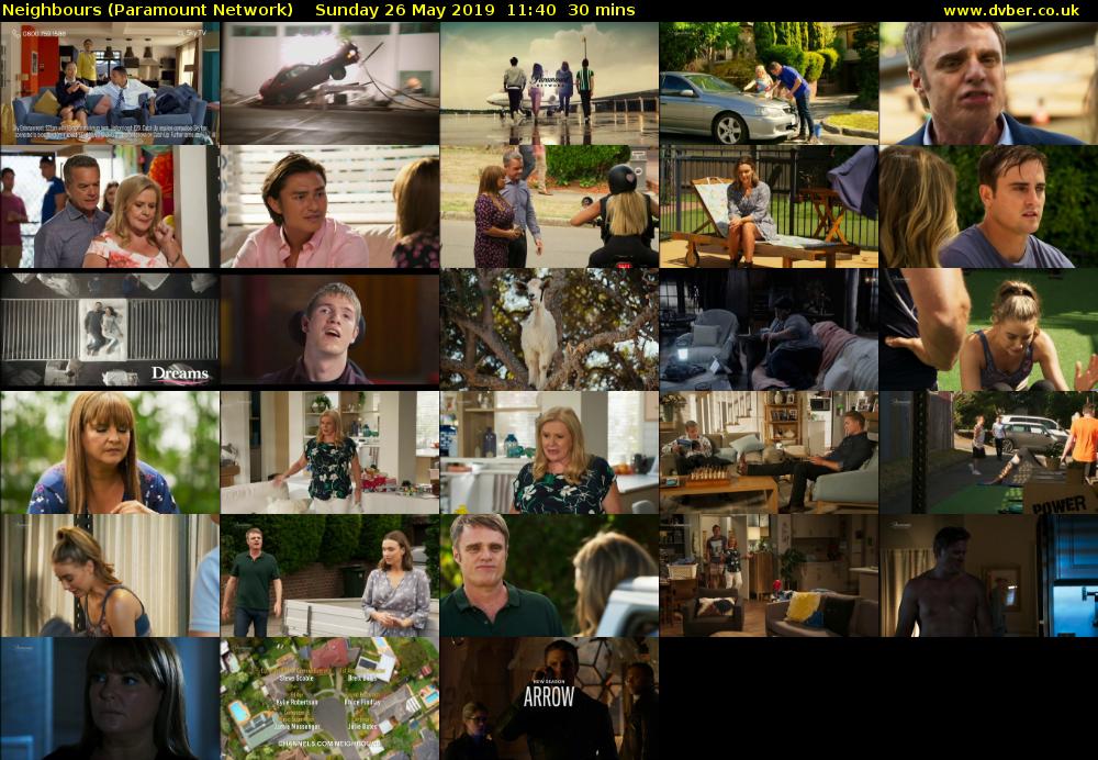 Neighbours (Paramount Network) Sunday 26 May 2019 11:40 - 12:10