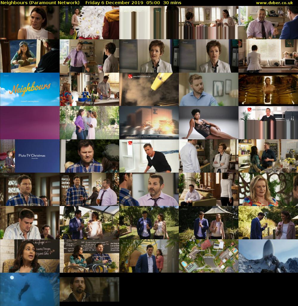 Neighbours (Paramount Network) Friday 6 December 2019 05:00 - 05:30