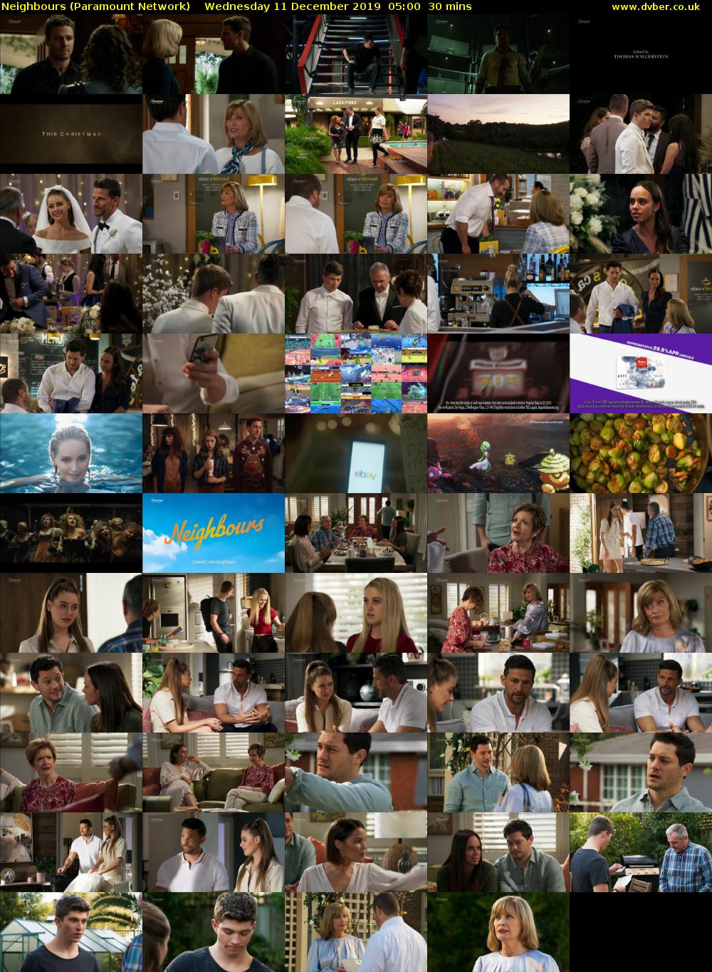 Neighbours (Paramount Network) Wednesday 11 December 2019 05:00 - 05:30