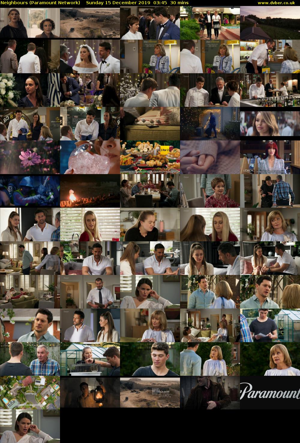 Neighbours (Paramount Network) Sunday 15 December 2019 03:45 - 04:15