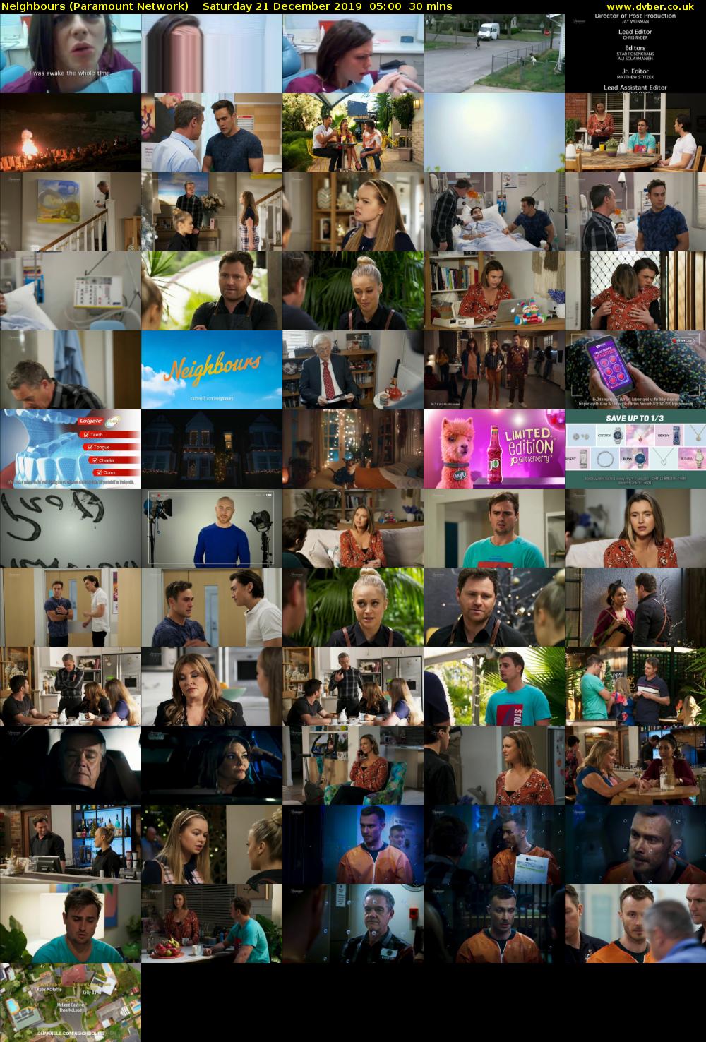 Neighbours (Paramount Network) Saturday 21 December 2019 05:00 - 05:30