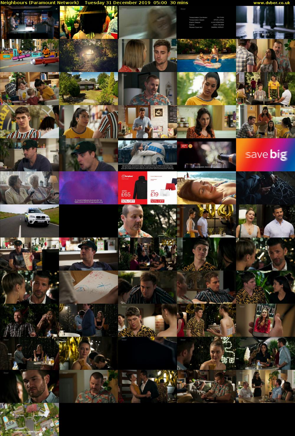 Neighbours (Paramount Network) Tuesday 31 December 2019 05:00 - 05:30