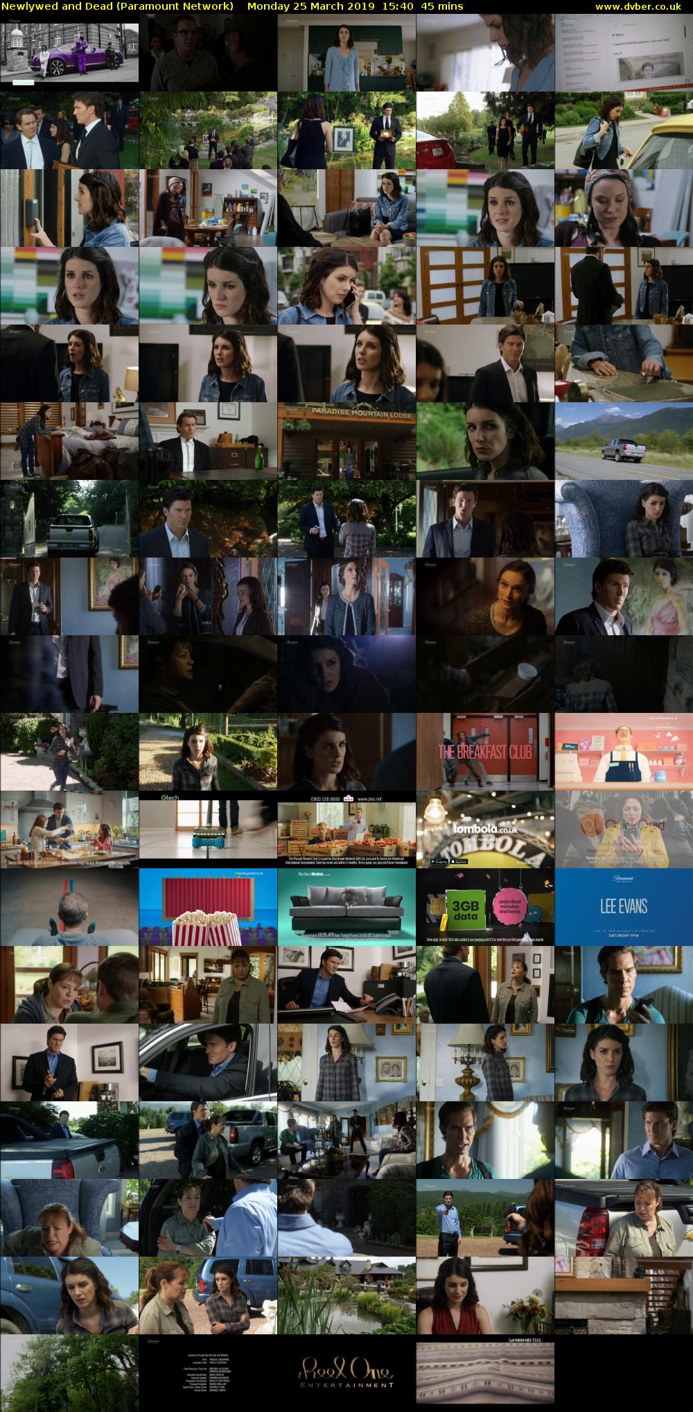Newlywed and Dead (Paramount Network) Monday 25 March 2019 15:40 - 16:25