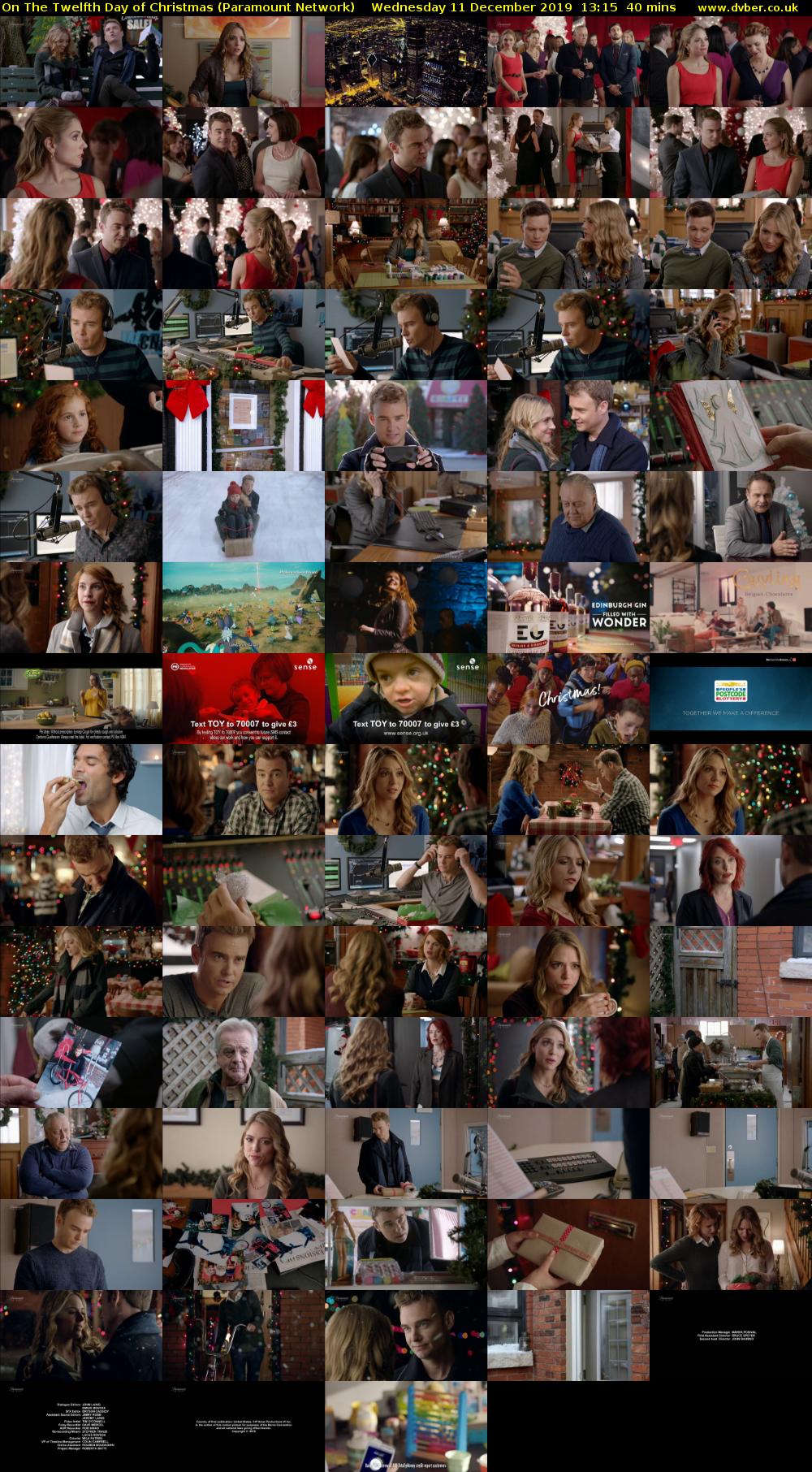On The Twelfth Day of Christmas (Paramount Network) Wednesday 11 December 2019 13:15 - 13:55