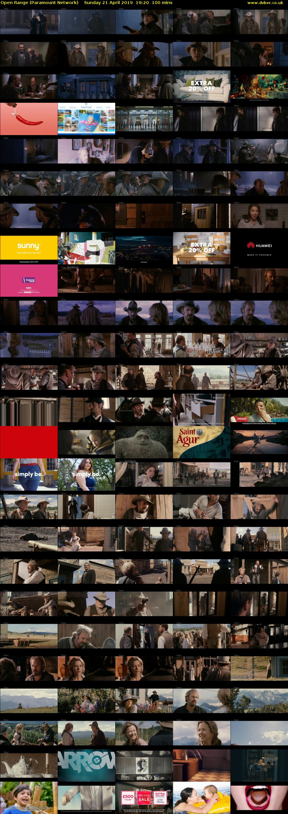 Open Range (Paramount Network) Sunday 21 April 2019 19:20 - 21:00