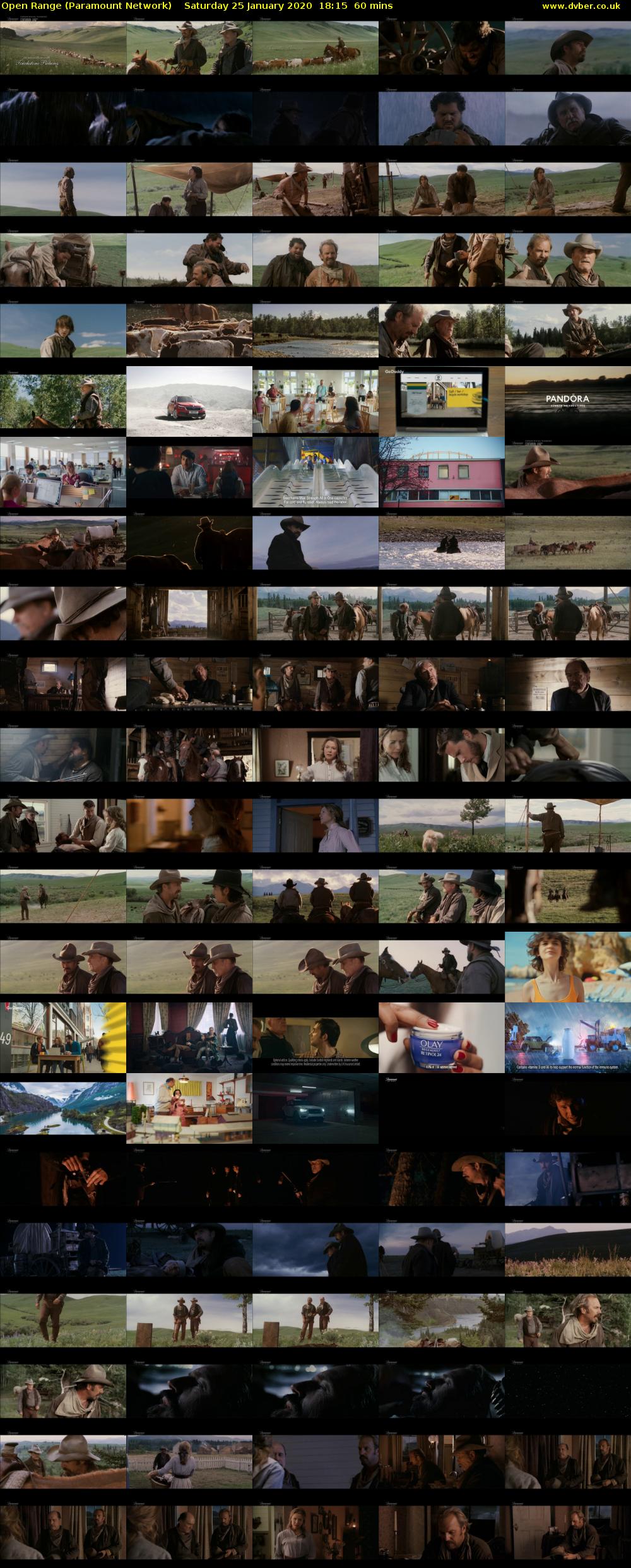 Open Range (Paramount Network) Saturday 25 January 2020 18:15 - 19:15