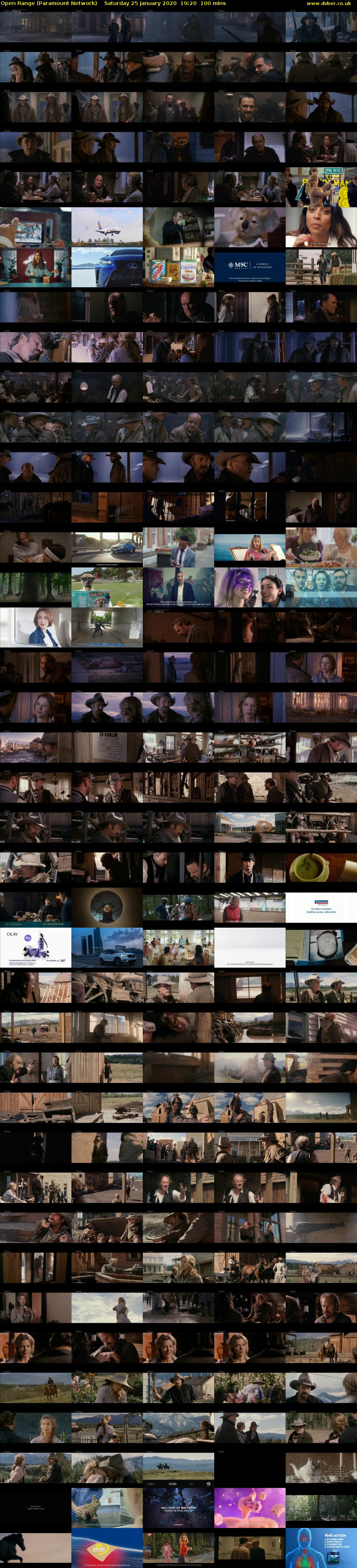 Open Range (Paramount Network) Saturday 25 January 2020 19:20 - 21:00