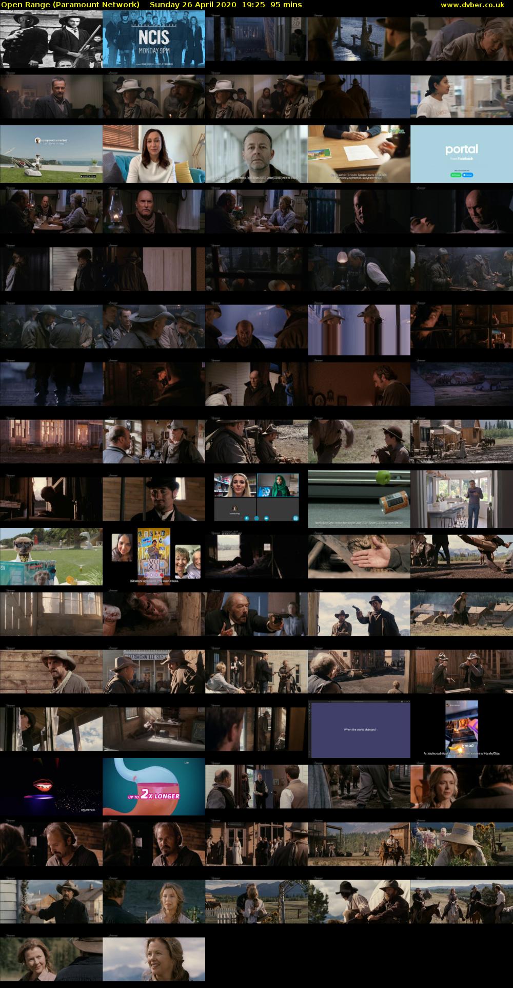 Open Range (Paramount Network) Sunday 26 April 2020 19:25 - 21:00