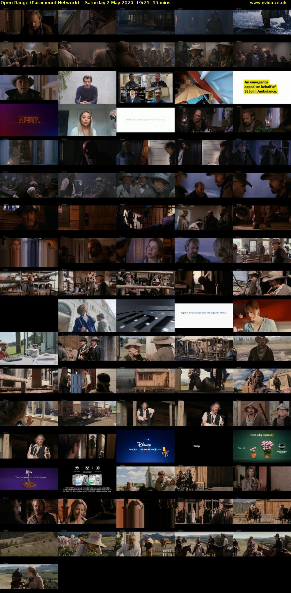 Open Range (Paramount Network) Saturday 2 May 2020 19:25 - 21:00