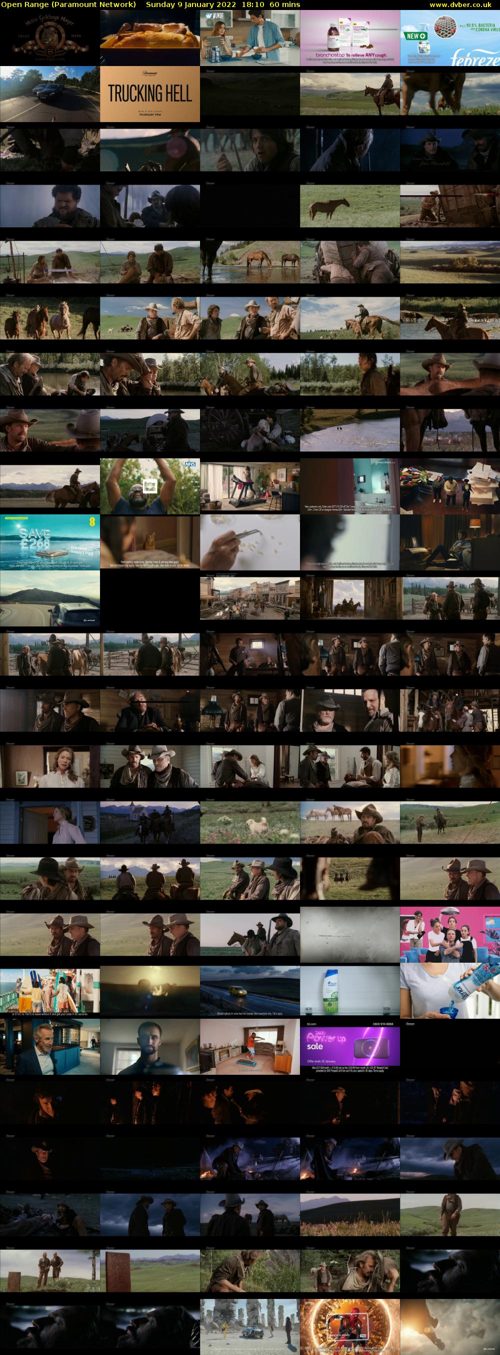 Open Range (Paramount Network) Sunday 9 January 2022 18:10 - 19:10