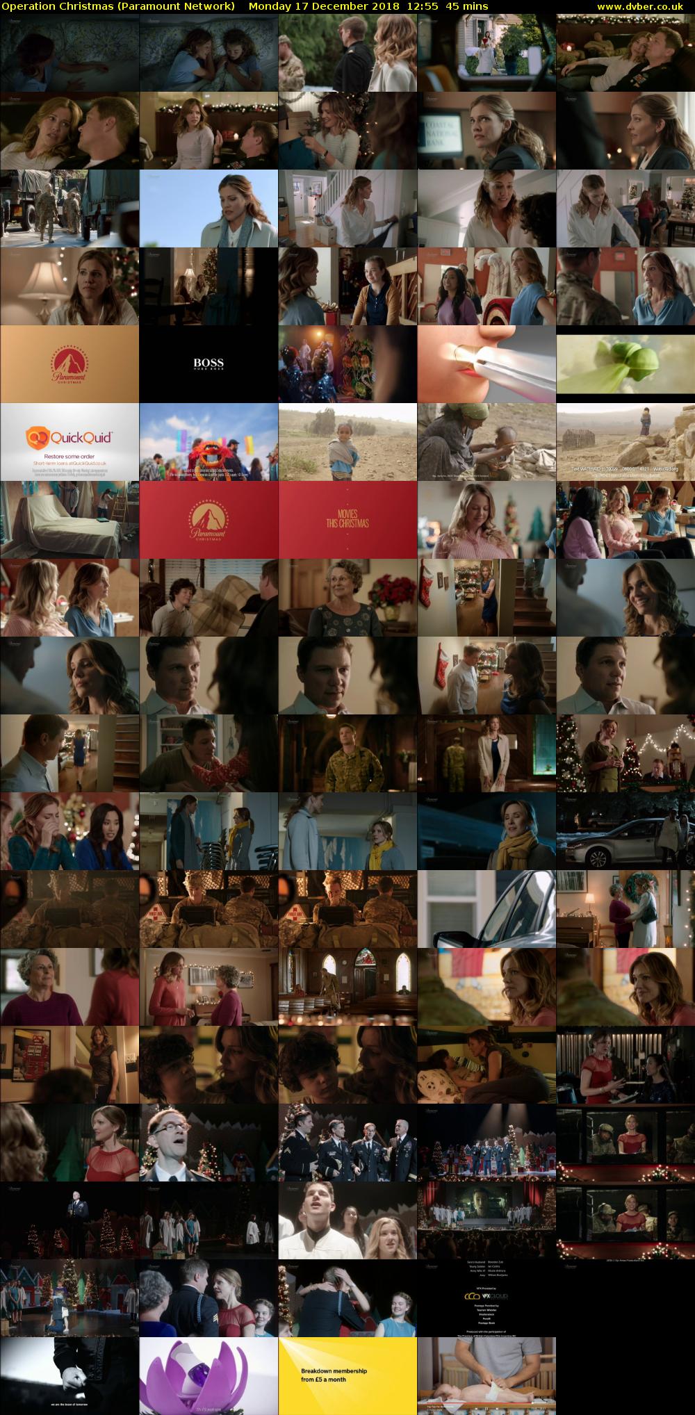 Operation Christmas (Paramount Network) Monday 17 December 2018 12:55 - 13:40