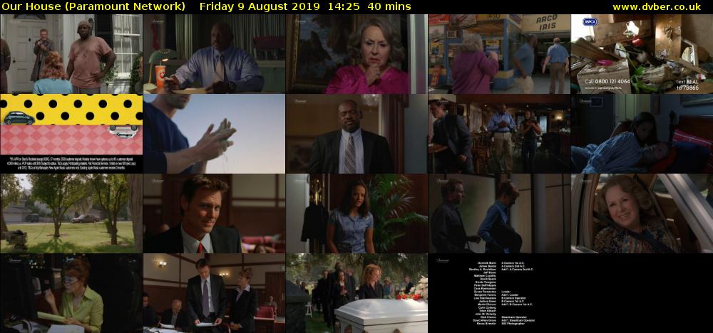 Our House (Paramount Network) Friday 9 August 2019 14:25 - 15:05