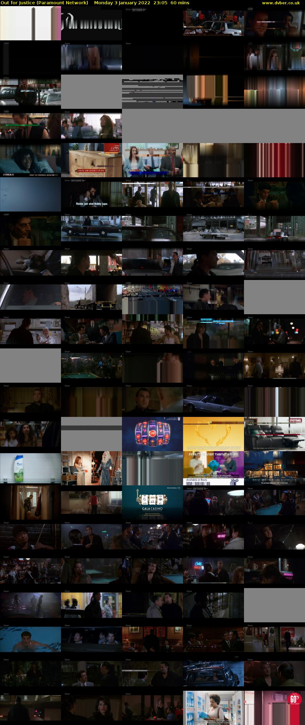Out for Justice (Paramount Network) Monday 3 January 2022 23:05 - 00:05