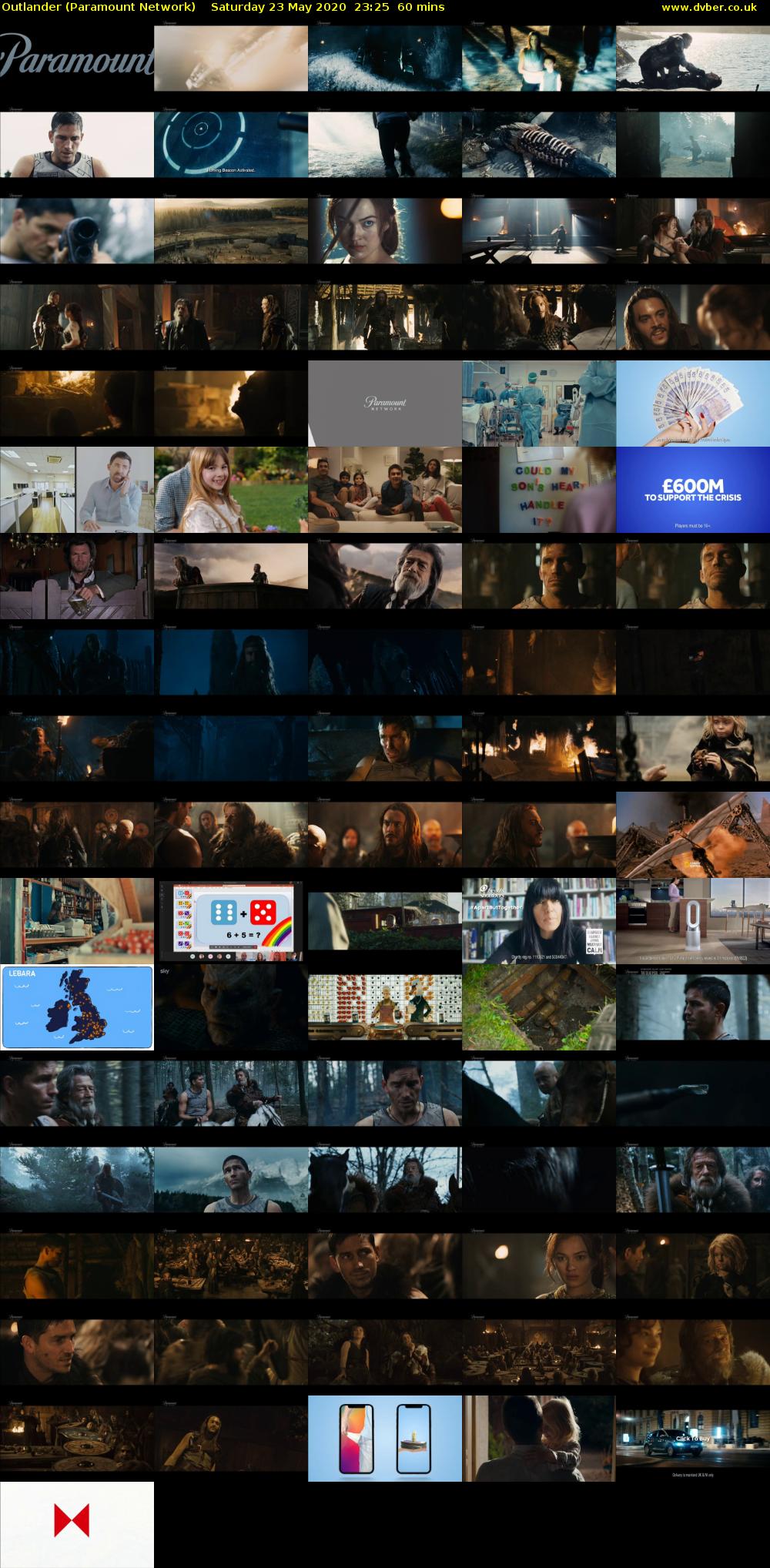Outlander (Paramount Network) Saturday 23 May 2020 23:25 - 00:25