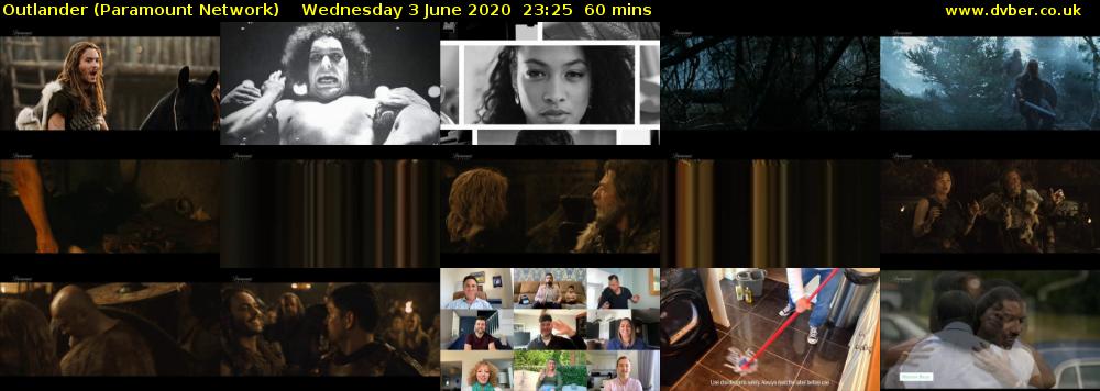 Outlander (Paramount Network) Wednesday 3 June 2020 23:25 - 00:25
