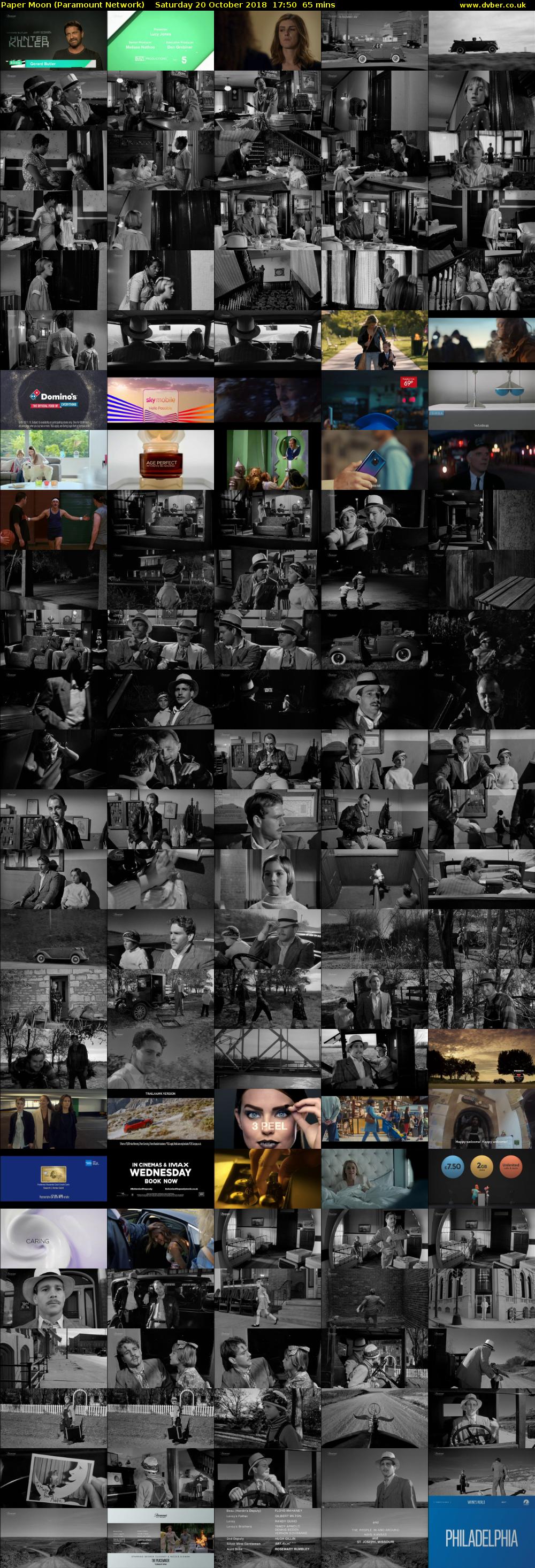 Paper Moon (Paramount Network) Saturday 20 October 2018 17:50 - 18:55
