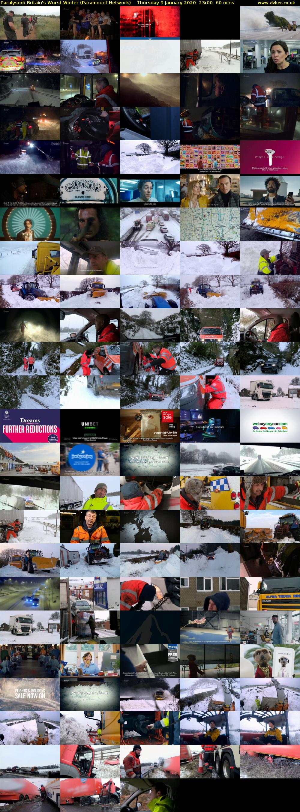 Paralysed: Britain's Worst Winter (Paramount Network) Thursday 9 January 2020 23:00 - 00:00