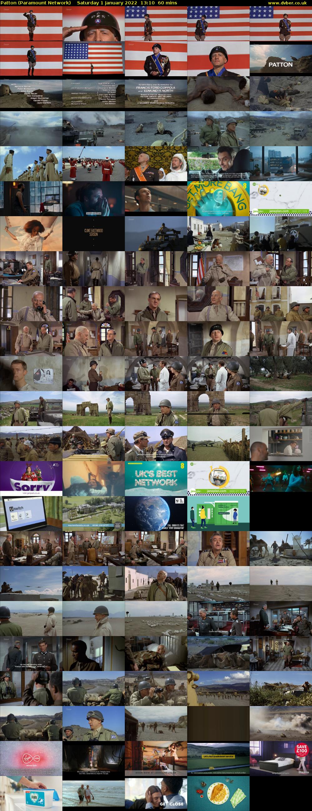 Patton (Paramount Network) Saturday 1 January 2022 13:10 - 14:10
