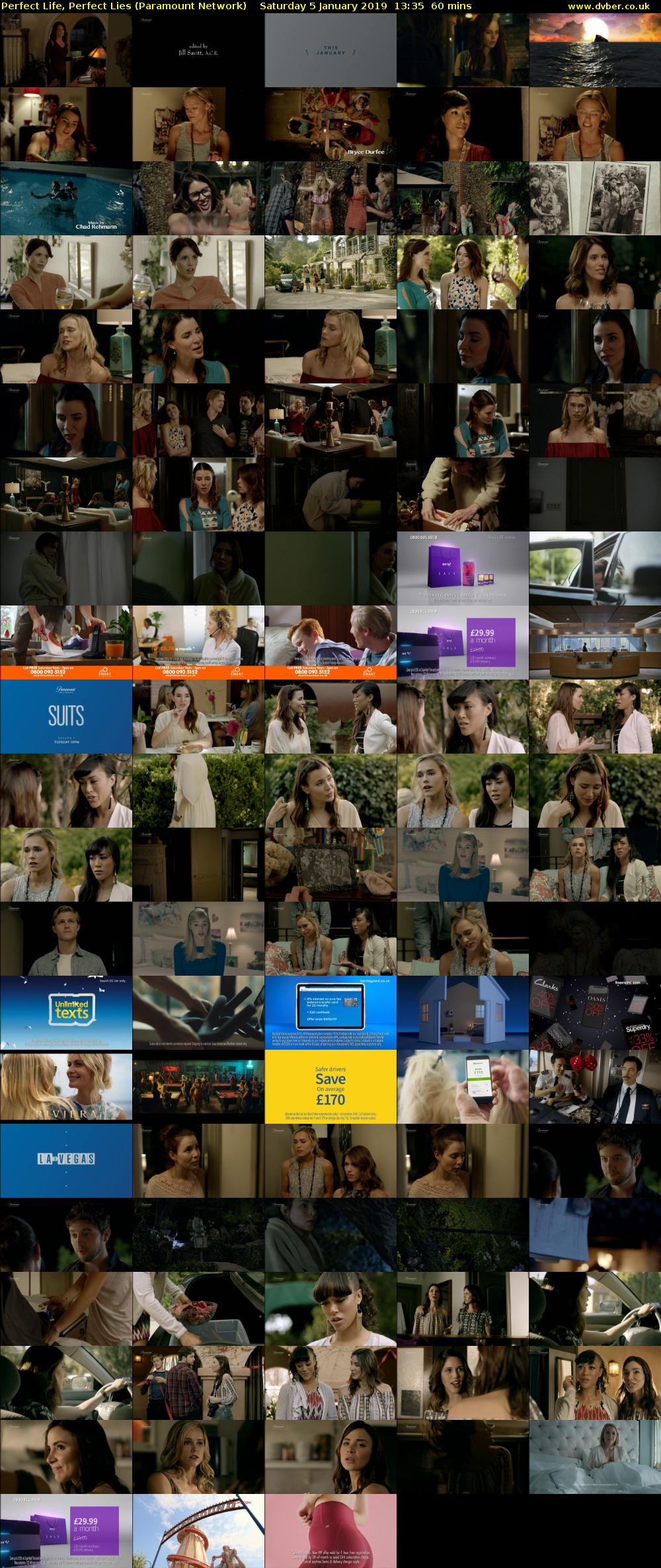 Perfect Life, Perfect Lies (Paramount Network) Saturday 5 January 2019 13:35 - 14:35