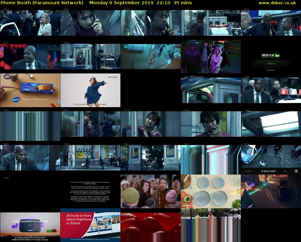 Phone Booth (Paramount Network) Monday 9 September 2019 22:10 - 22:45