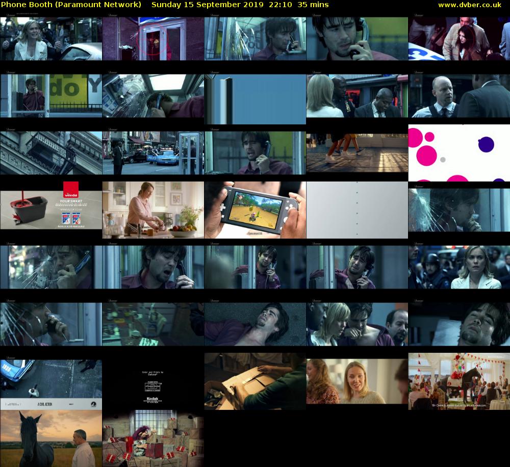 Phone Booth (Paramount Network) Sunday 15 September 2019 22:10 - 22:45