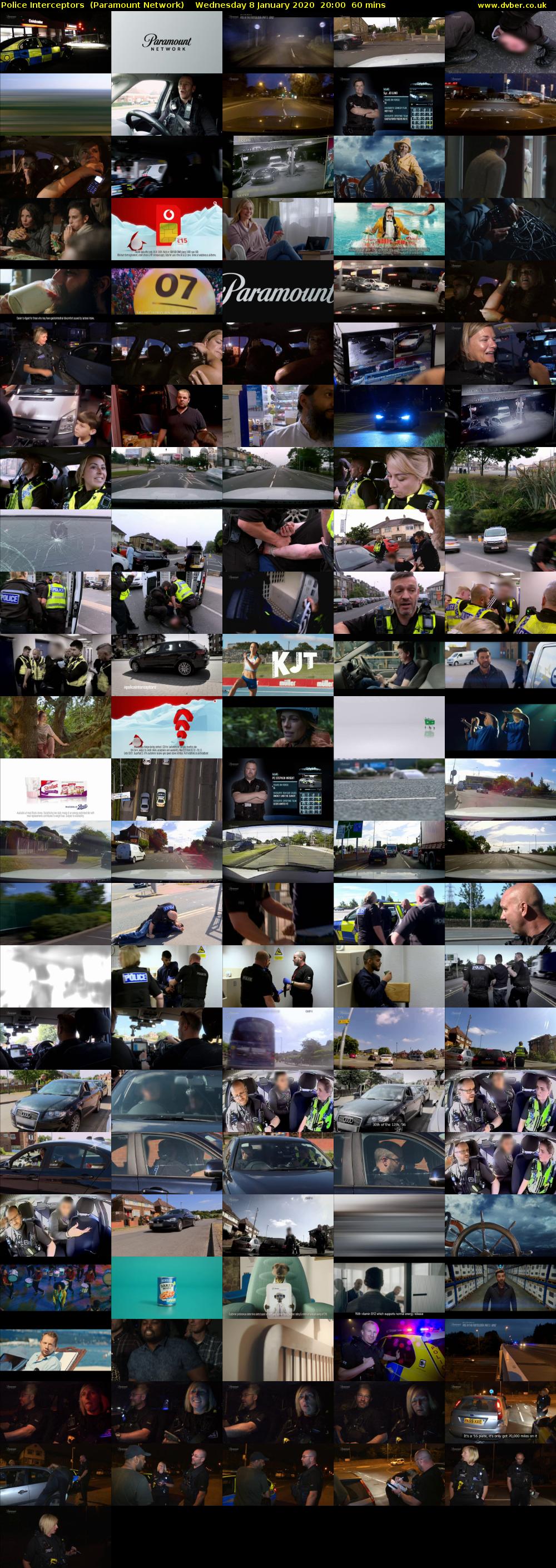 Police Interceptors  (Paramount Network) Wednesday 8 January 2020 20:00 - 21:00